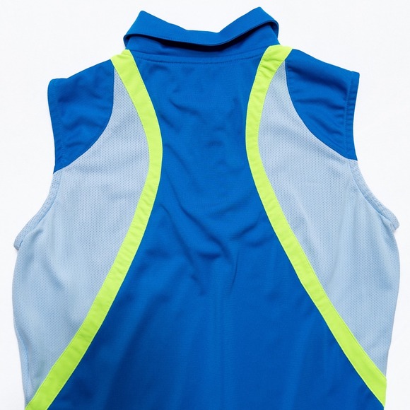 Nike Golf FitDry Women's Small Sleeveless Polo Blue - Picture 7 of 8